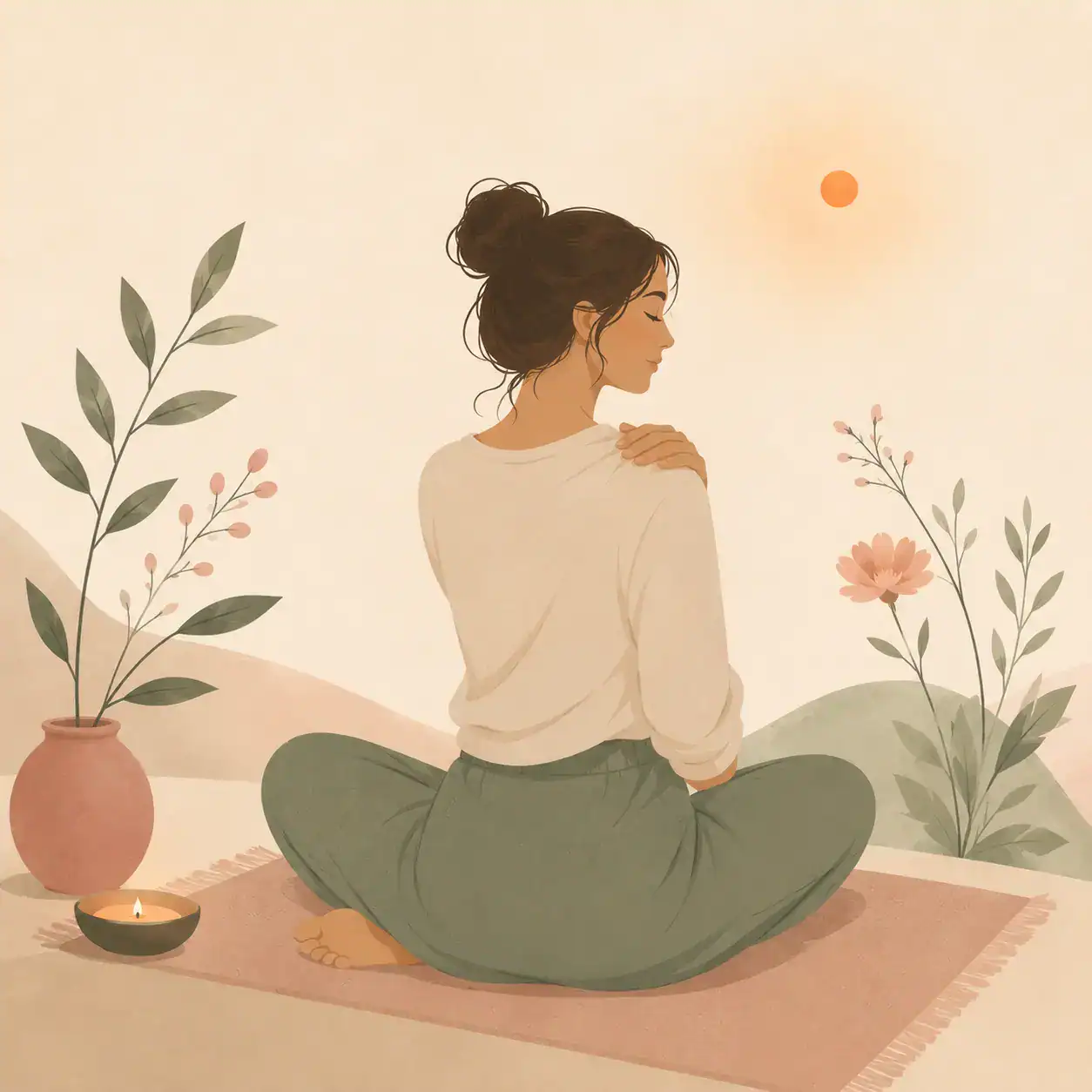 Illustration douleur chronique apaisée, hypnose Corbas