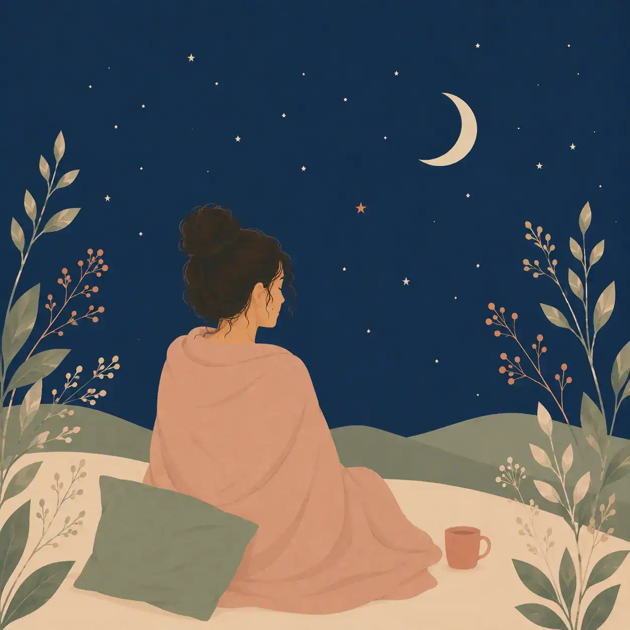 Illustration sommeil apaisé, hypnose Corbas